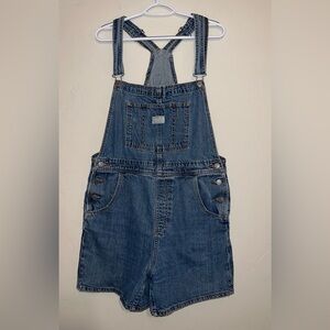 Levi’s denim overall shorts